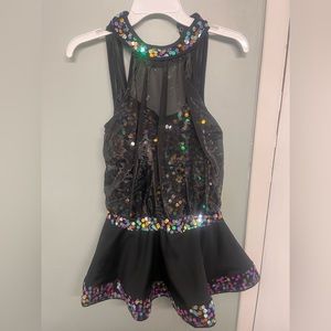 Weissman black confetti costume